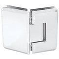 Satin Chrome Glass-to-Glass Hinge Shower Door Hardware U912