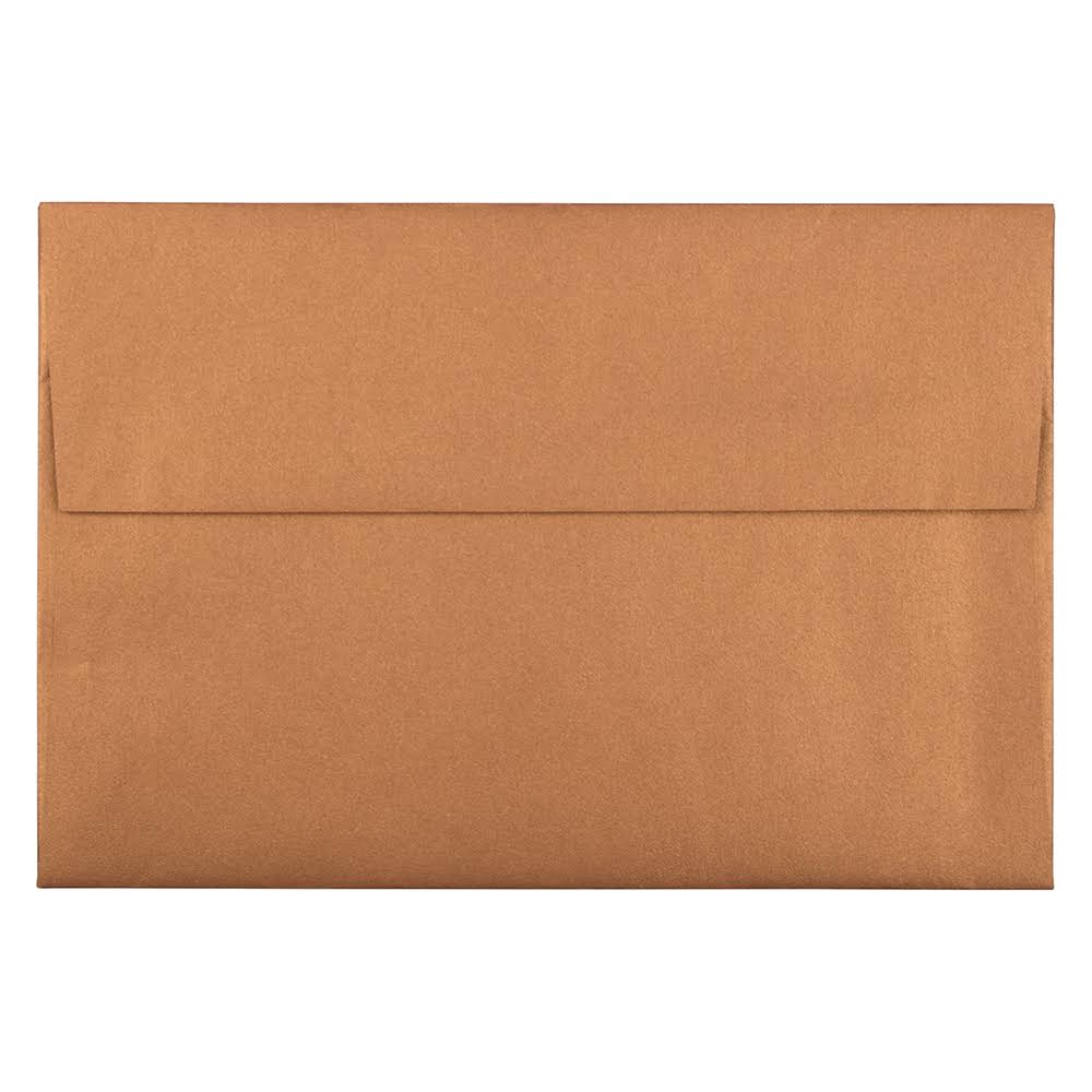 A8 Metallic Invitation Envelopes, Stardream Copper, Bulk 1000/Carton Y618