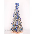 4& Snow Frosted Winter Style Pull-Up Tree V5688