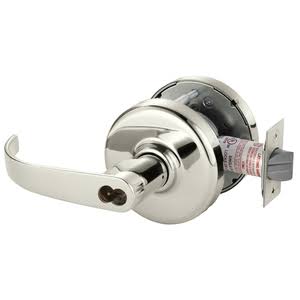 Cylindrical Lock Bright Nickel Plated Clear Coated I195237