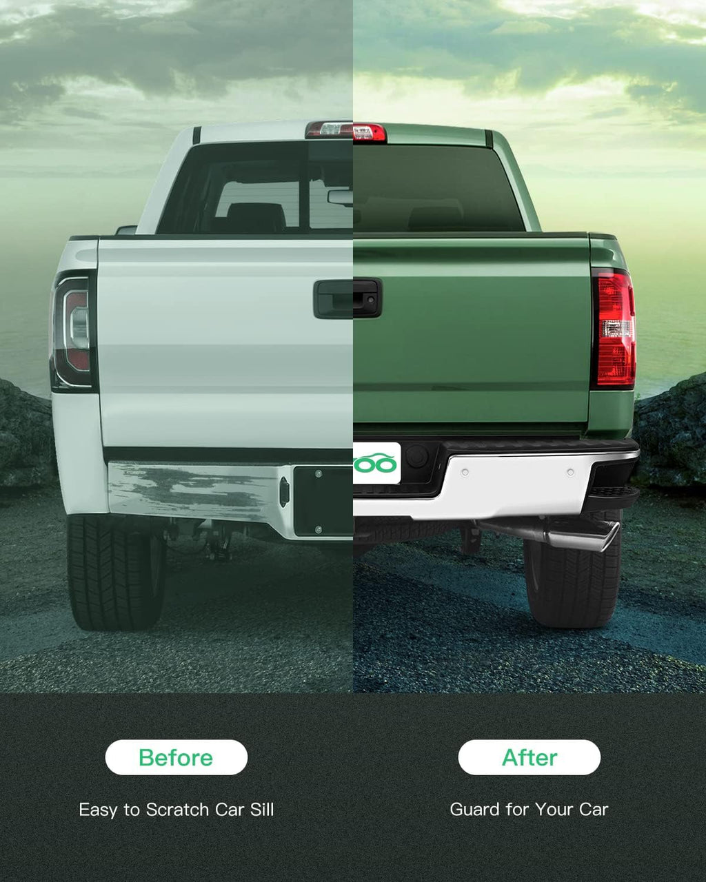 Rear Bumper Heavy Duty Steel Chrome P42903