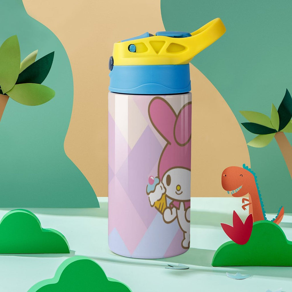 Stainless Steel Vacuum Insulated Water Bottle With Straw X7735