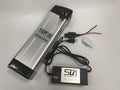 48V 15Ah 18650 Li-ion Lithium Battery Aluminum Case BMS 3A Charger E844