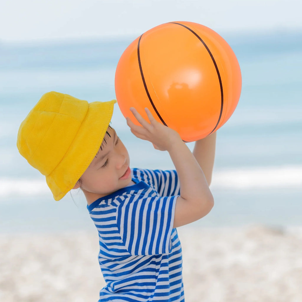 16 Pcs Inflatable Beach Ball Basketball Baseball Football Toys V16639