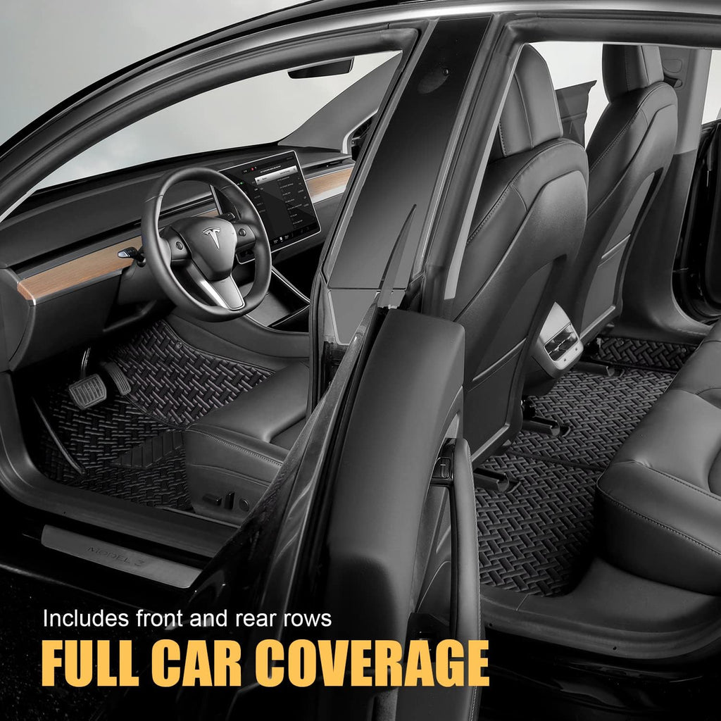 Black Waterproof Car Floor Liner I200342