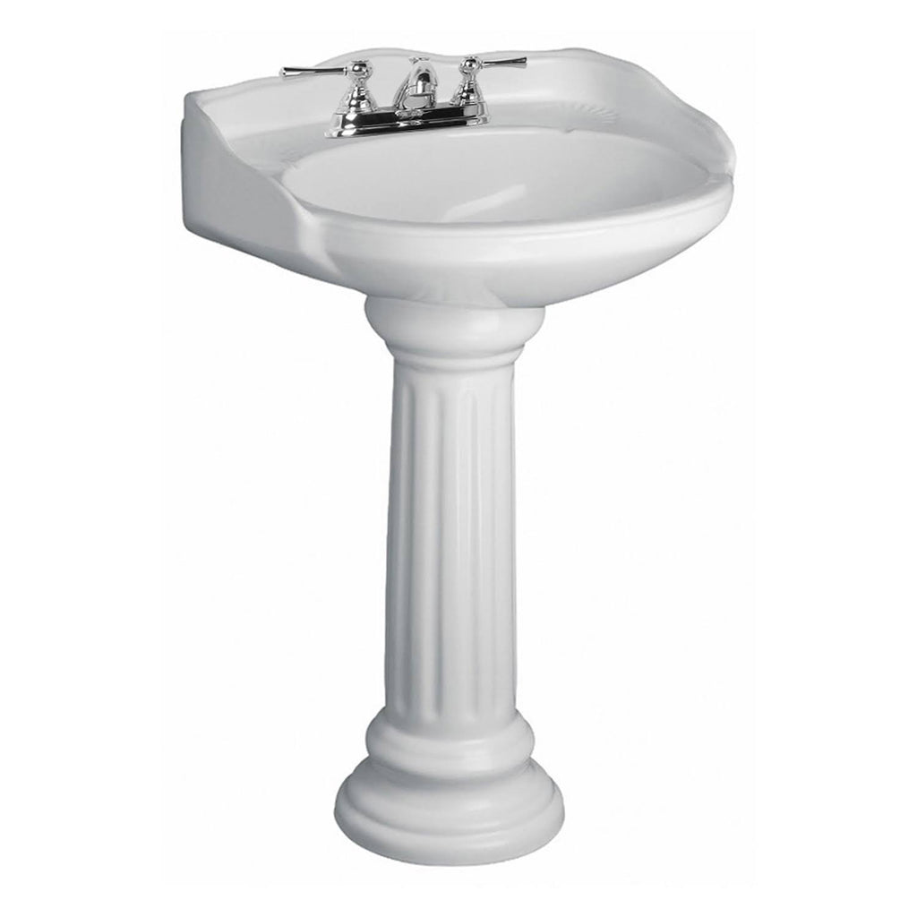 White Pedestal Lavatory E223