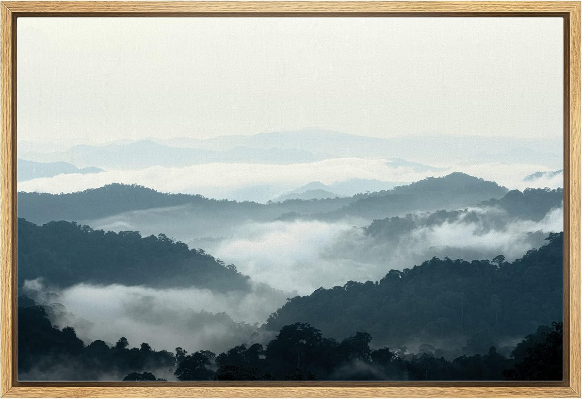Framed Canvas Print Wall Art 16x24 V996