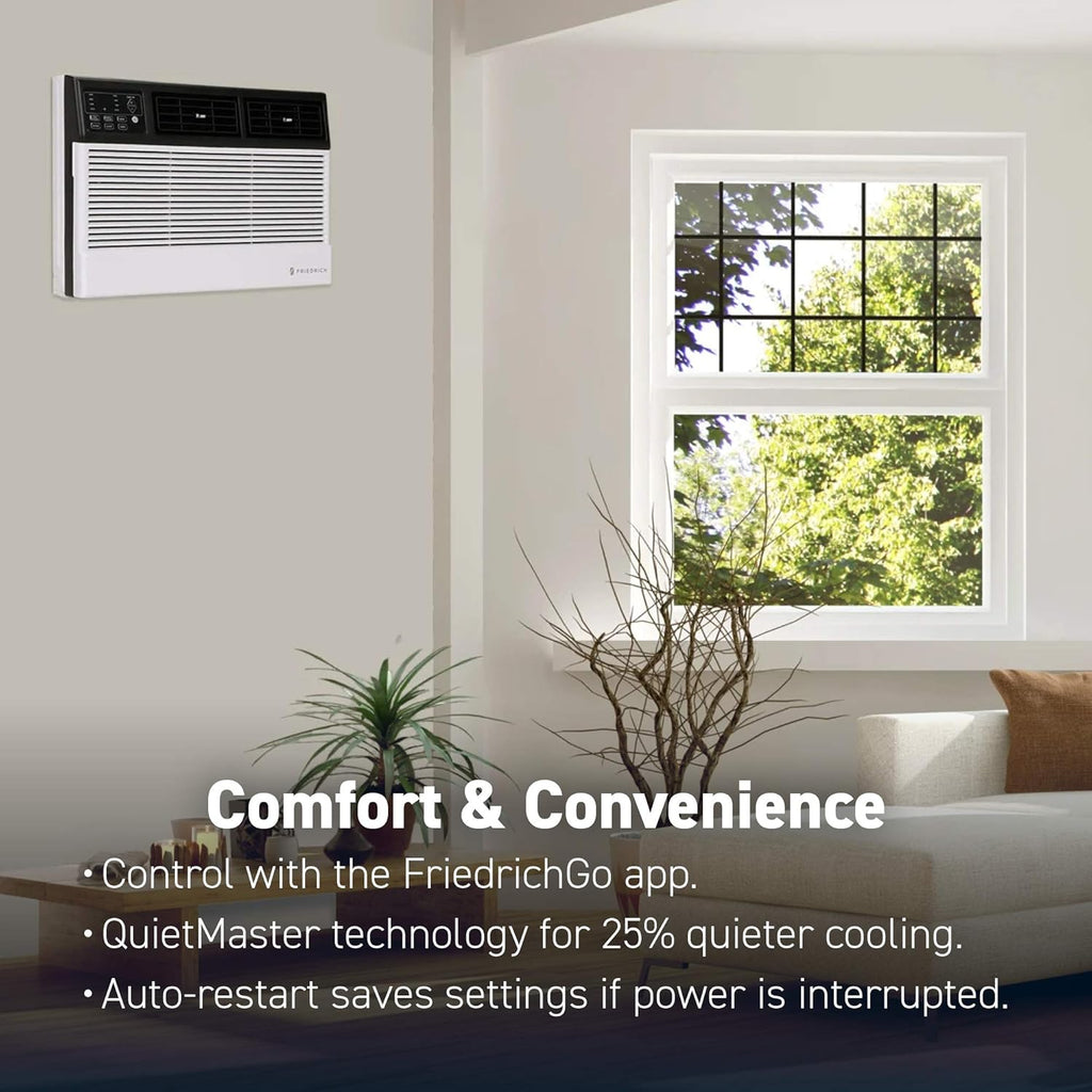 White Smart Air Conditioner Wall & Window Unit, 18,000 BTU Z274568