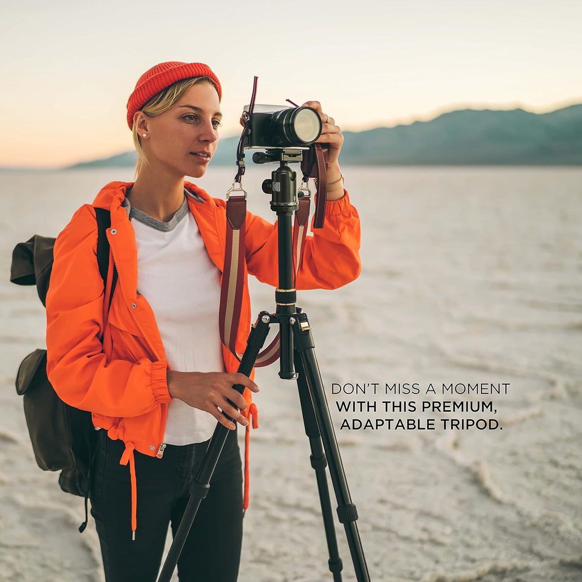 63” Tripod & Monopod with 360° Ball Head Aluminum Camera Stand A534987