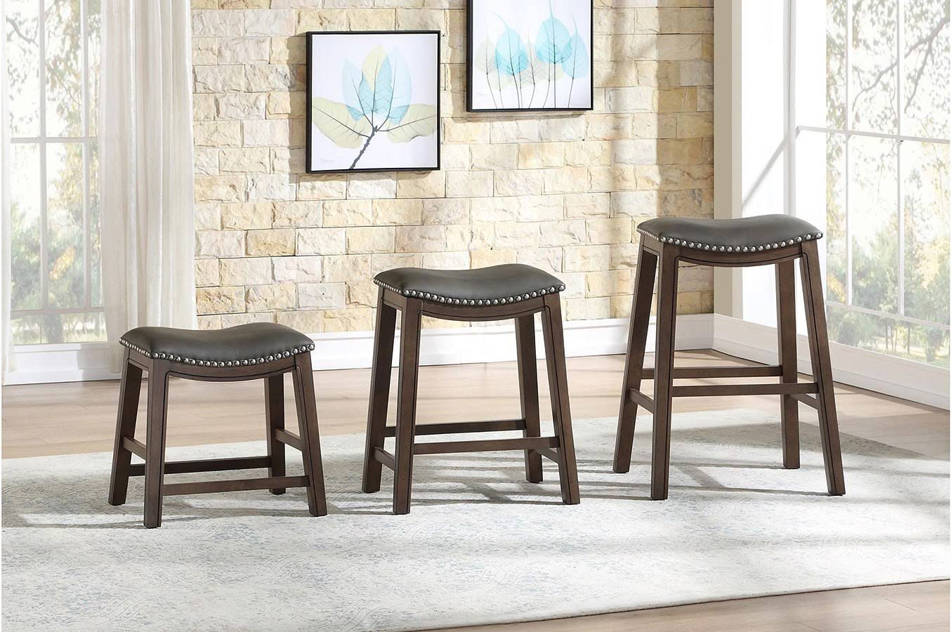 Gray Saddle Stool Y190075