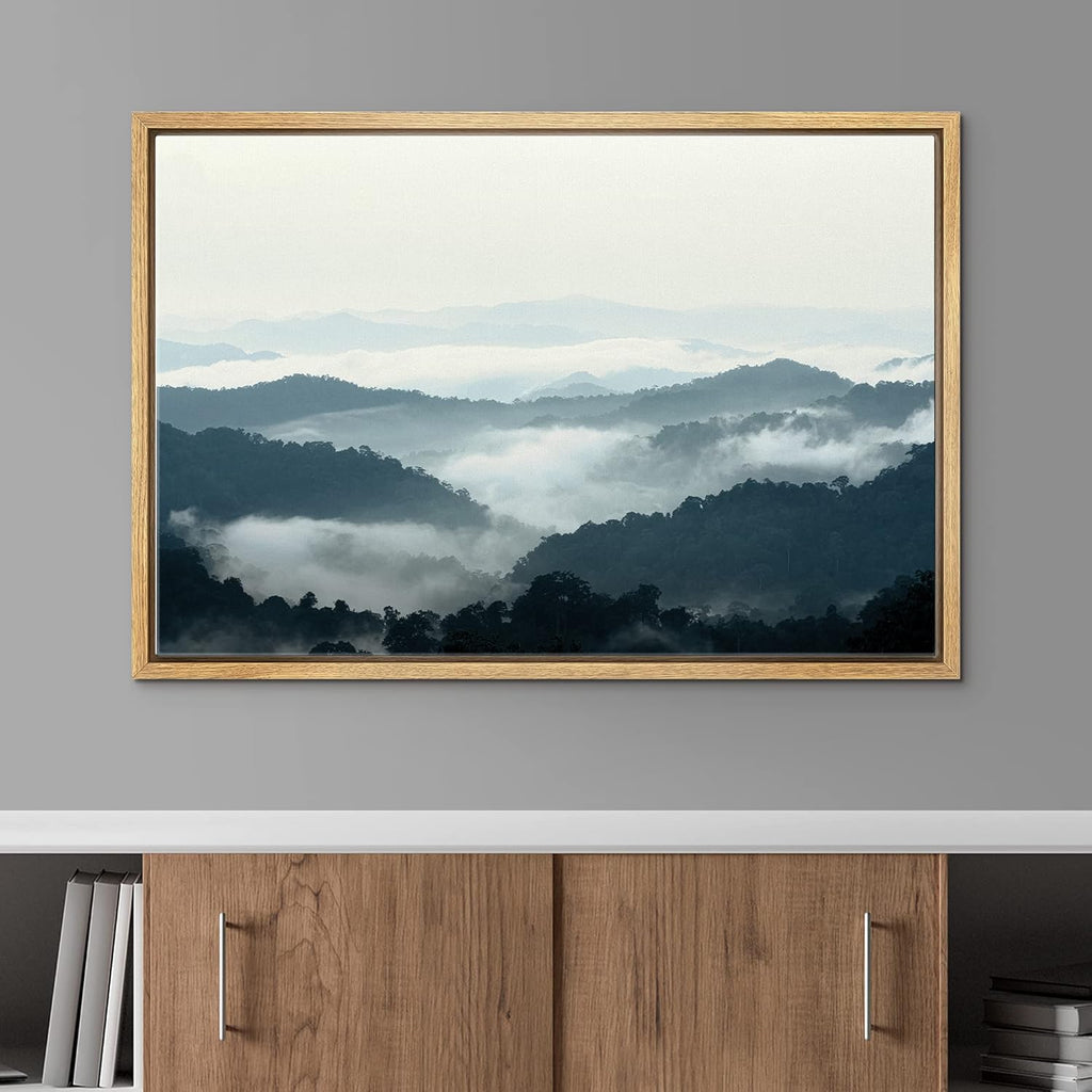 Framed Canvas Print Wall Art 16x24 V996