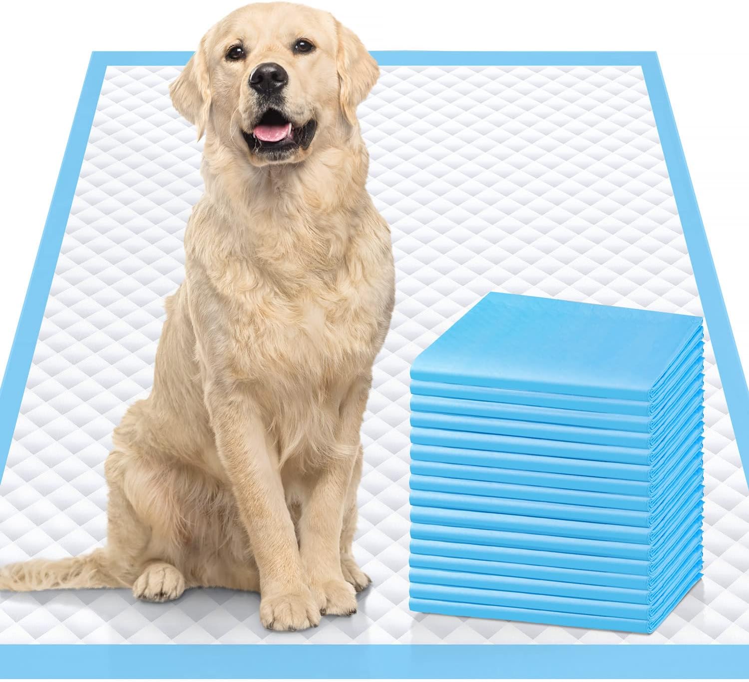 XL 28x34 Disposable Polymer Quick Dry Pet Training Pee Pads A92479