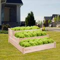 3 Tier Cedar Wood Vertical Garden I1866
