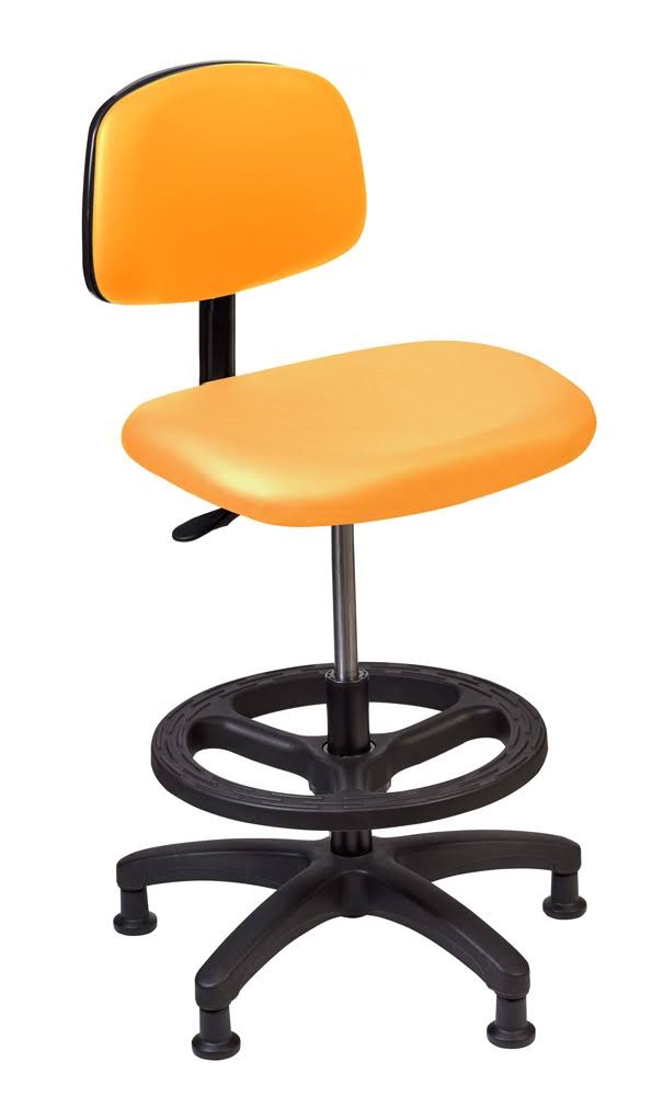 Orange Standing-Height Chair Q69826