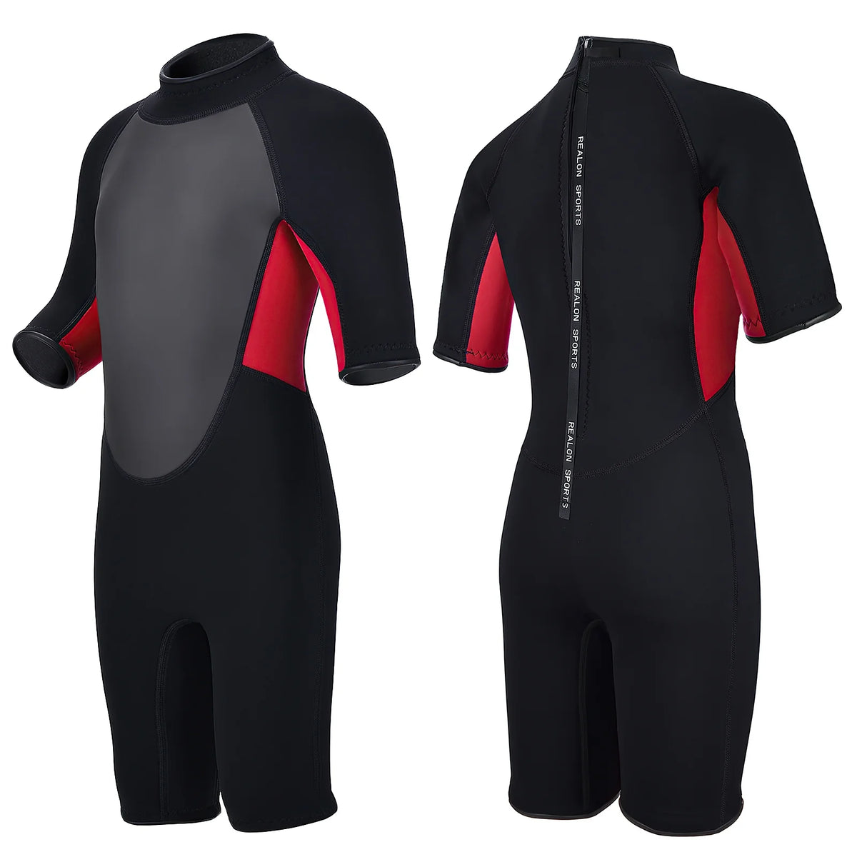 Kids 3mm Neoprene Shorty Wet Suit Back Zip R1684