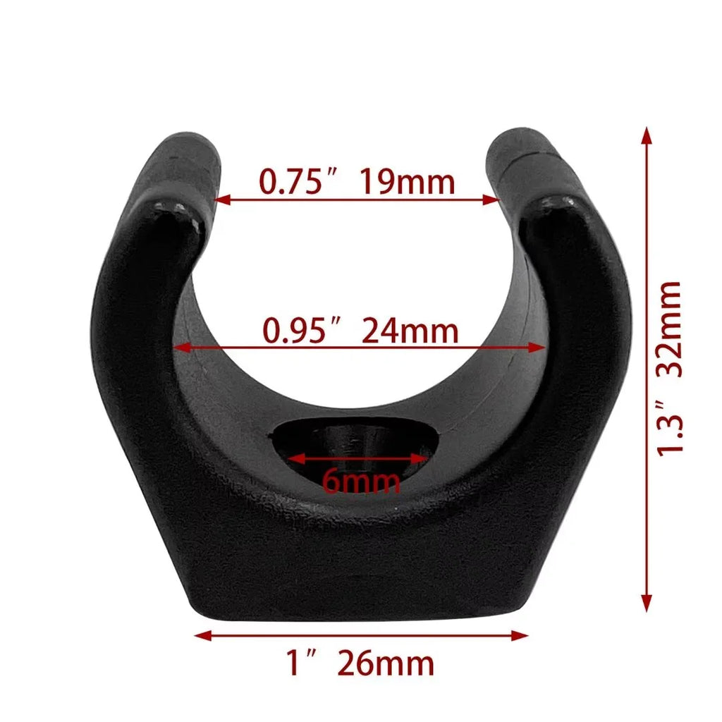 4PCS Nylon U-clamp Water Pipe Clip Holder B463886