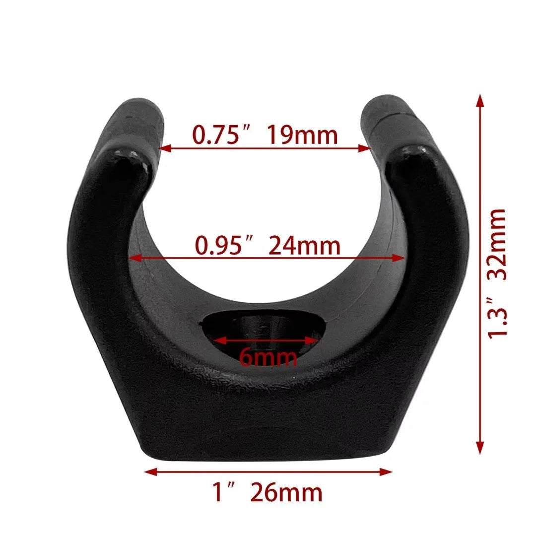 4PCS Nylon U-clamp Water Pipe Clip Holder B463886