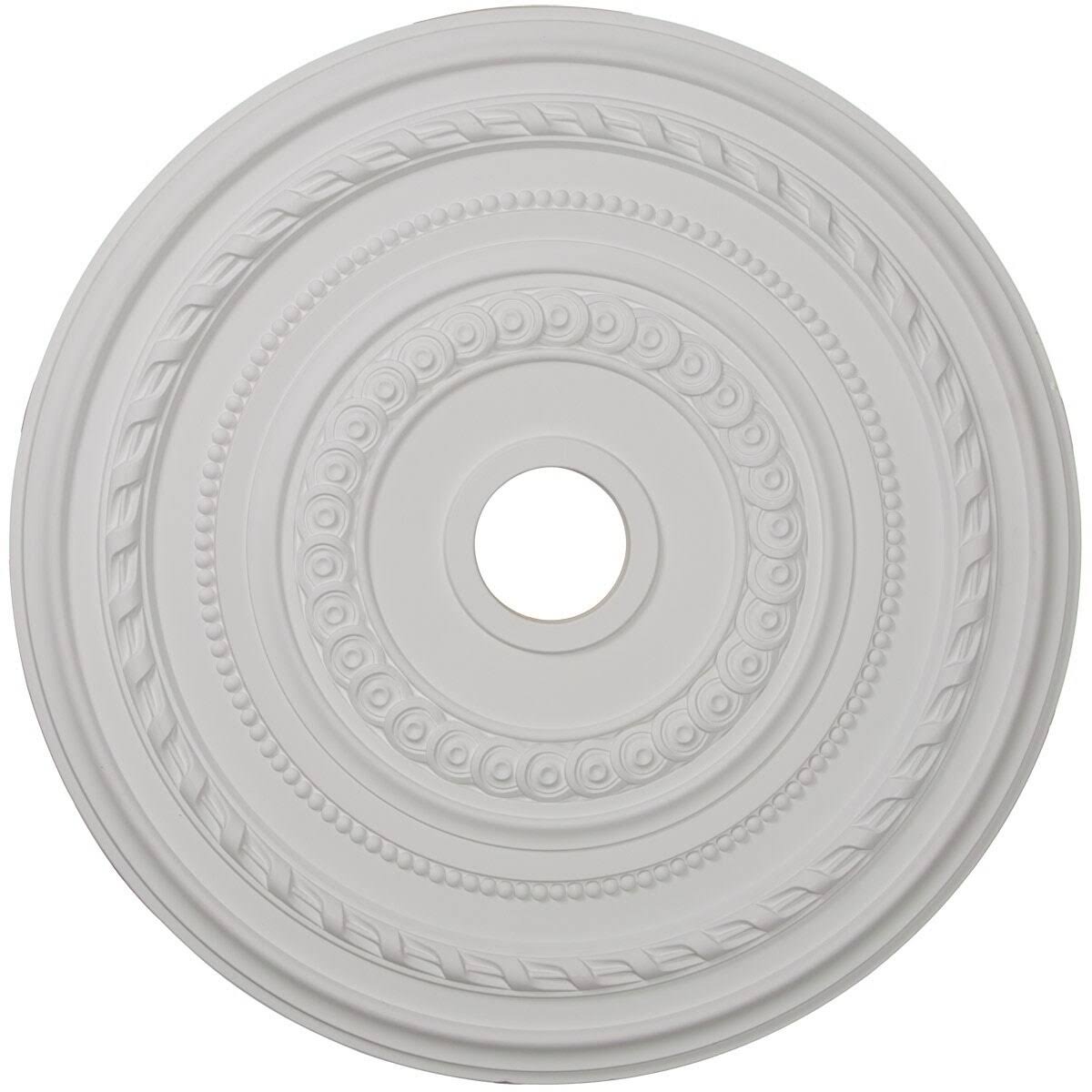 Hand-Painted Brushed Mahogany Ceiling Medallion N63423