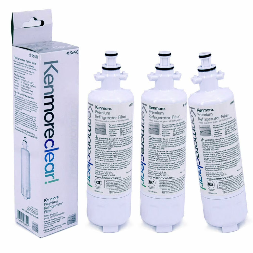 3 Pack Ice Water Refrigerator Filter M766