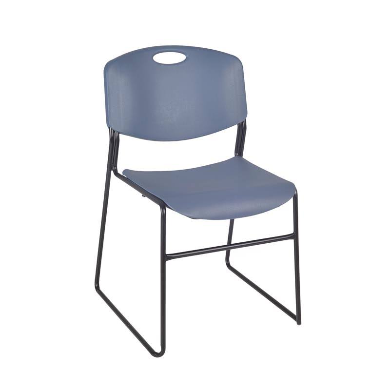 Square Breakroom Table with 4 Stack Chairs G135