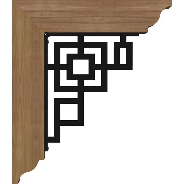 Eris Traditional Ironcrest Smooth Bracket, Western Red Cedar T88338