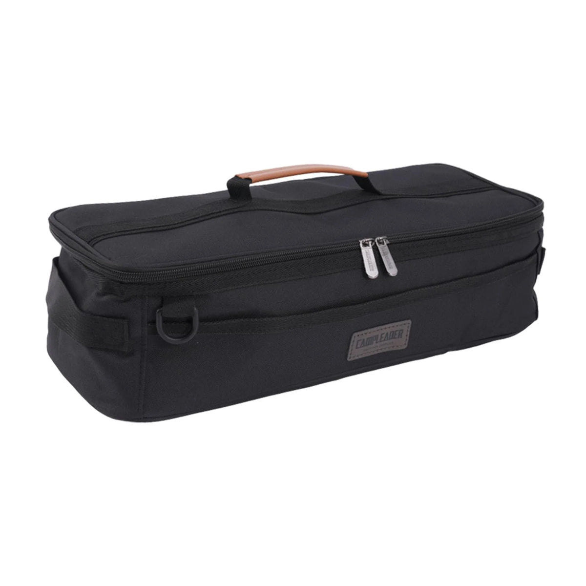 Tent Pole Bag with Handle Pockets Storage Bag for Hiking Travel black H577356