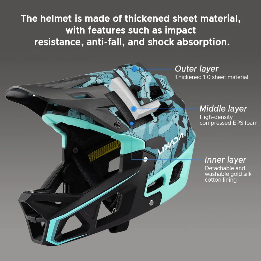 Mtb Helmet With Visor B17191