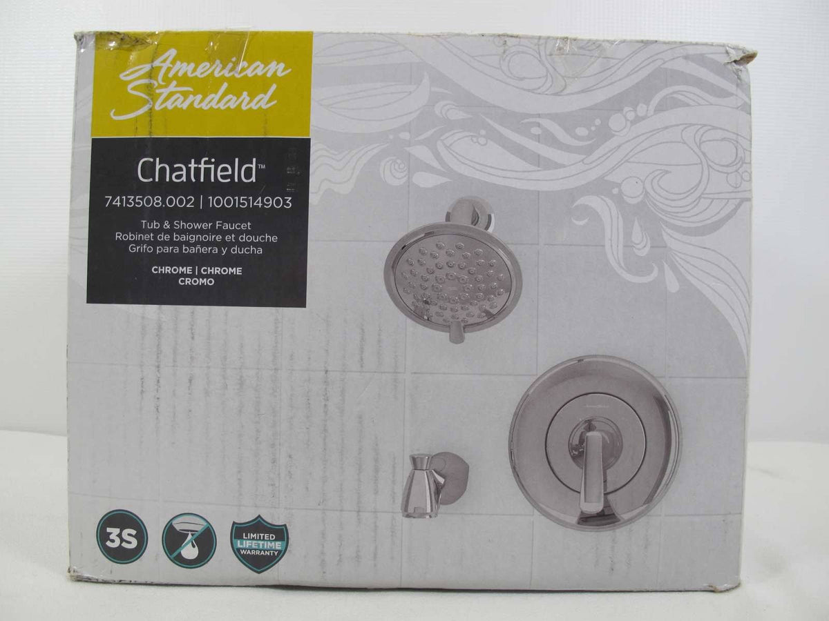 Single-Handle 3-Spray Tub and Shower Faucet Chrome X924