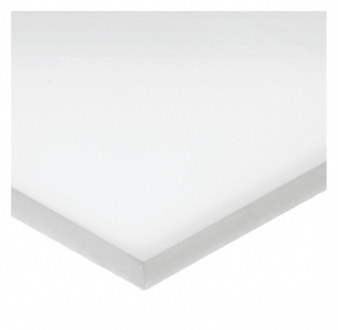 White UHMW Polyethylene Plastic Sheet E802