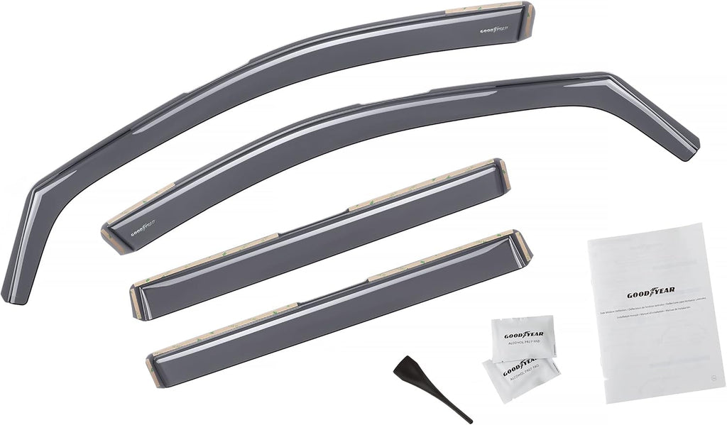 Shatterproof in-Channel Window Deflectors, 4pcs J9315