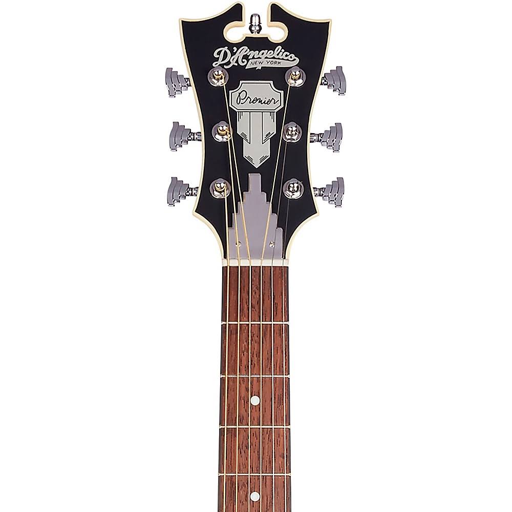 Matte Black Cutaway Orchestra Acoustic-Electric Guitar Y1916