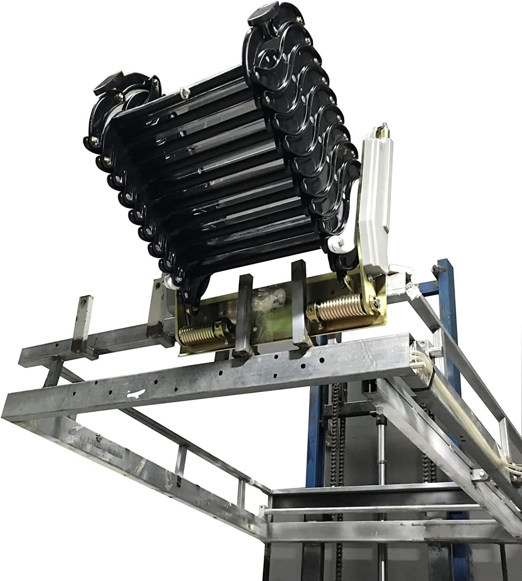 Black Wall Mounted Telescopic Folding Ladder A674306
