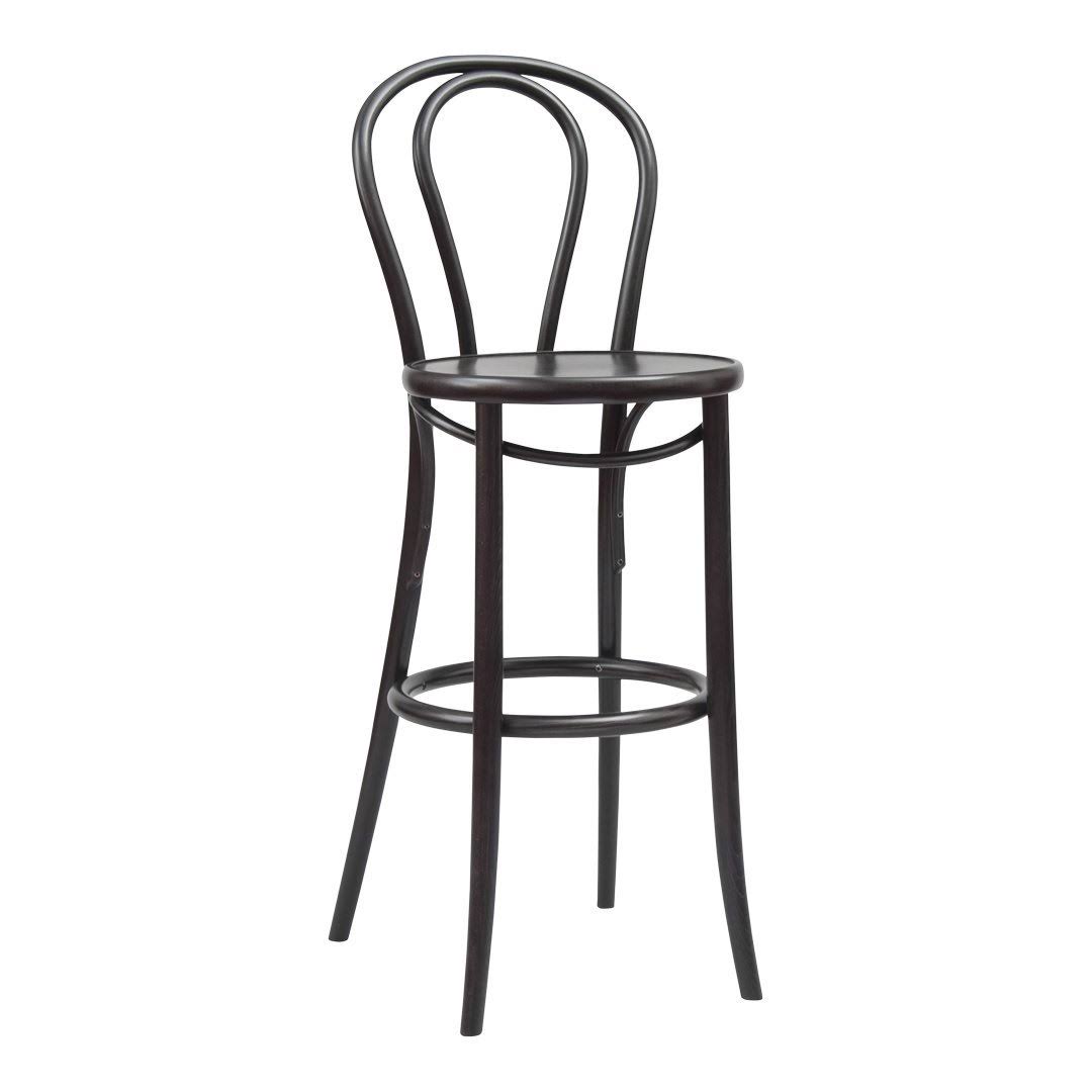 Beech White Powder Lacquer Counter Height Bar Stool O13605