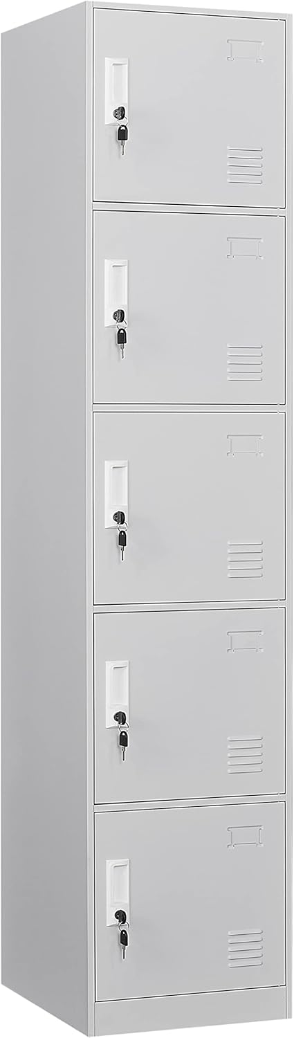 Light Gray Metal Locker Storage Cabinet C161330
