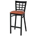 Lattice Back Bar Stool - Tan - 30 in. H Q709344