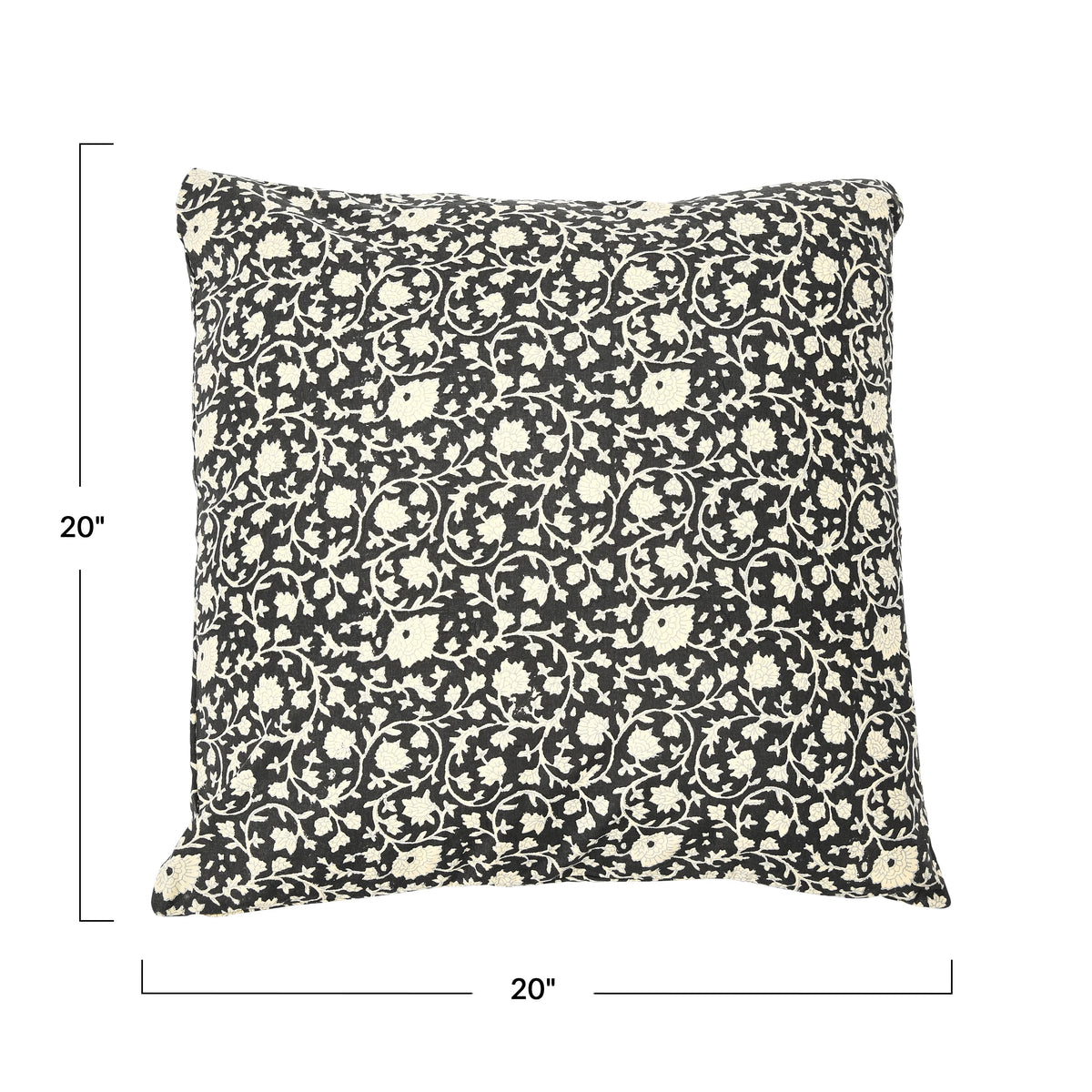 Black/White Cotton Throw Pillows R158