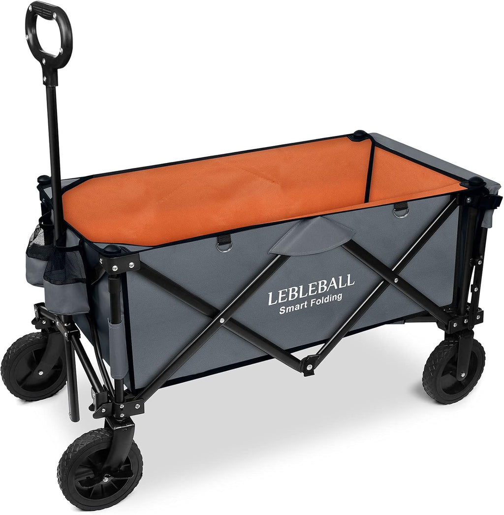 Outdoor Collapsible Utility Wagon Cart with Brake O83295