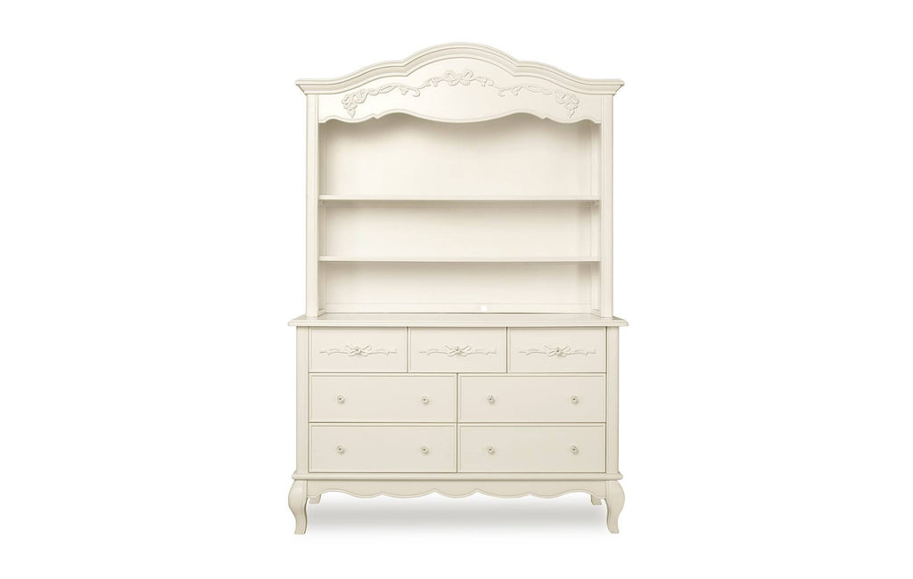 Ivory Lace Hutch Bookcase R68576