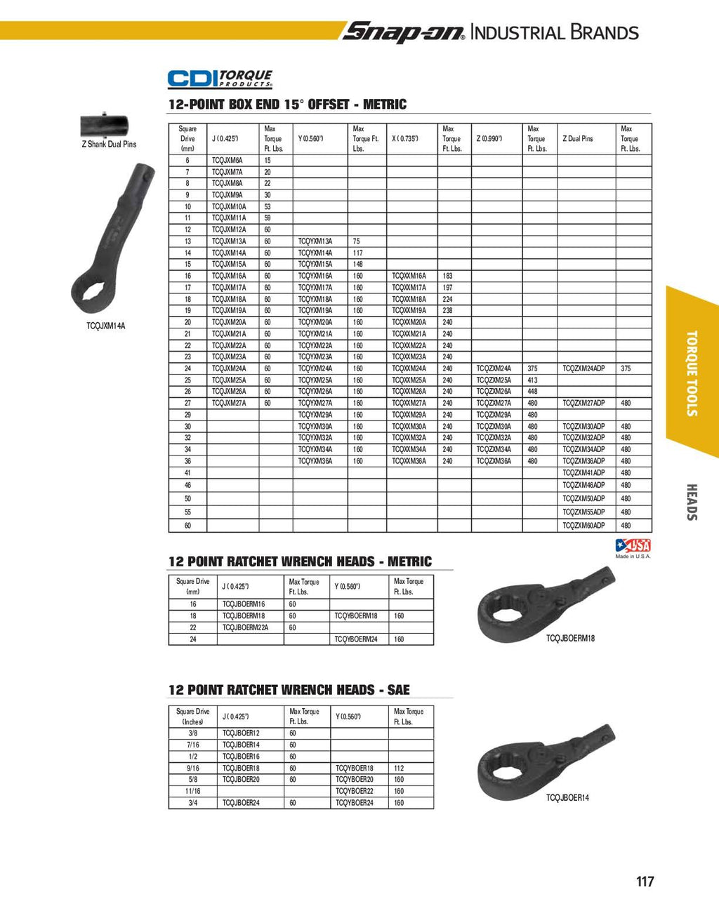 26 Millimeter Box End Y Head Torque Wrench O78902
