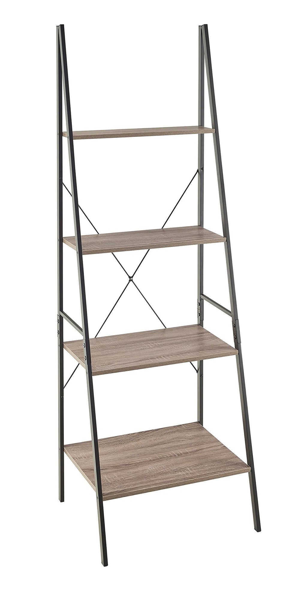 Natural Gray 4-Tier Bookcase N32180