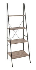 Natural Gray 4-Tier Bookcase N32180