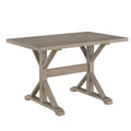 Weathered Gray Trestle Table A182016