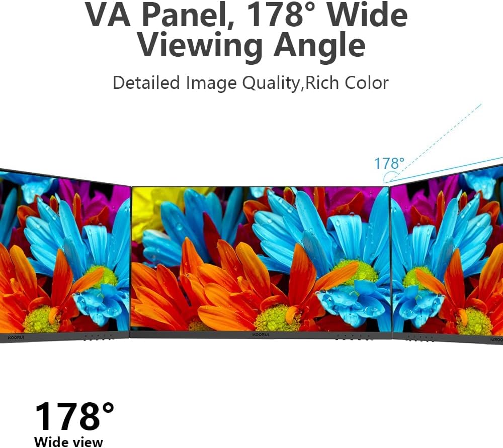 24 Inch FHD 1080p IPS 75Hz Monitor with HDMI/VGA N30640