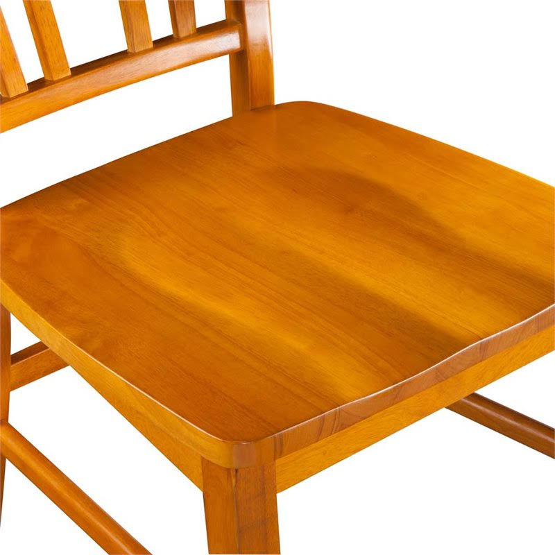 Caramel Latte Pub Chairs Set of 2 with Wood Seat N4594