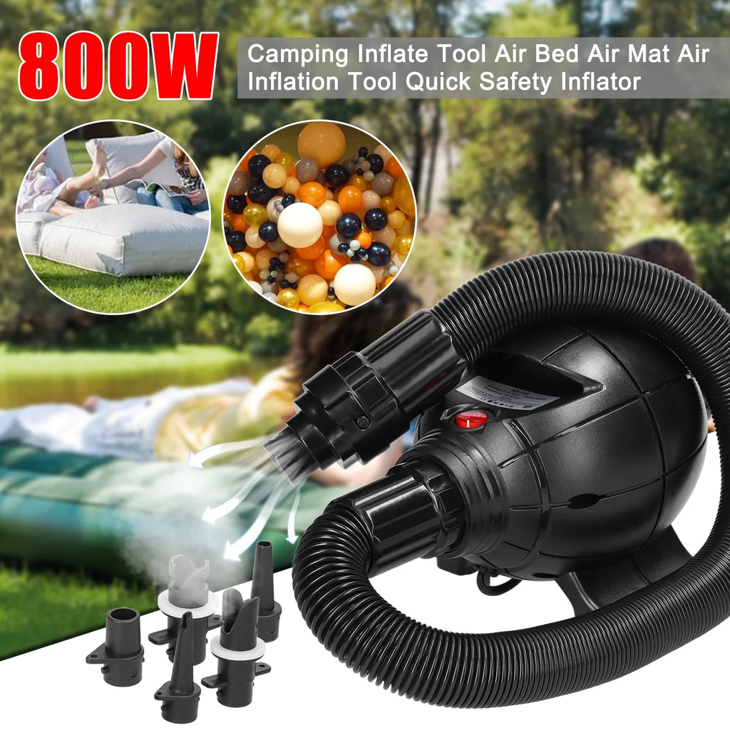 800W Electric Air Pump for Air Bed Mat D839