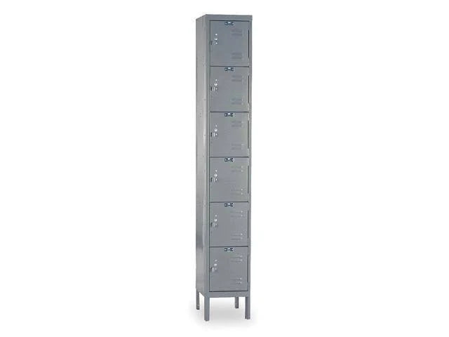 Gray Steel 6 Tier Box Locker E67202