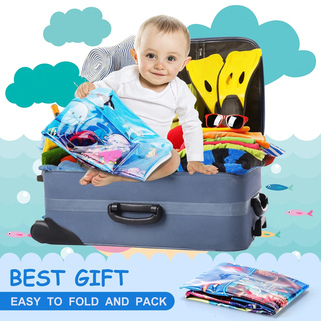 Tummy Time Baby Water Play Mat Toys for Infant Early Development Activity Centers A970