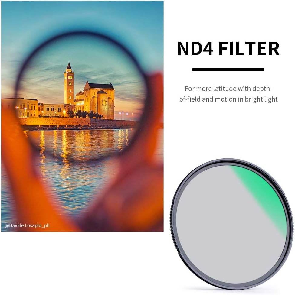 62mm Fixed ND Lens Filter Kit with 4-Filter Pouch W231