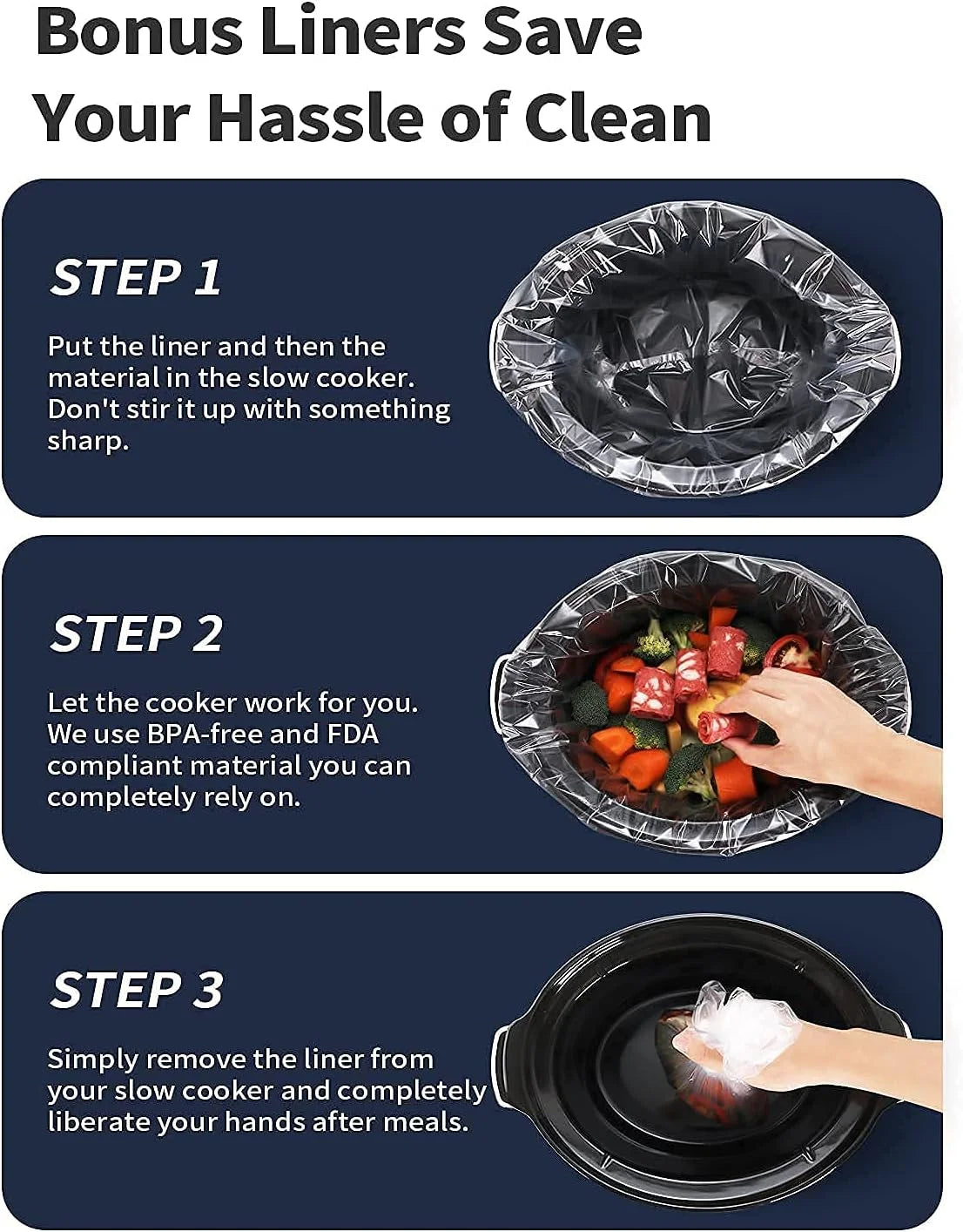 Programmable Slow Cooker 8.5-Quart with 30 Liners Q781763