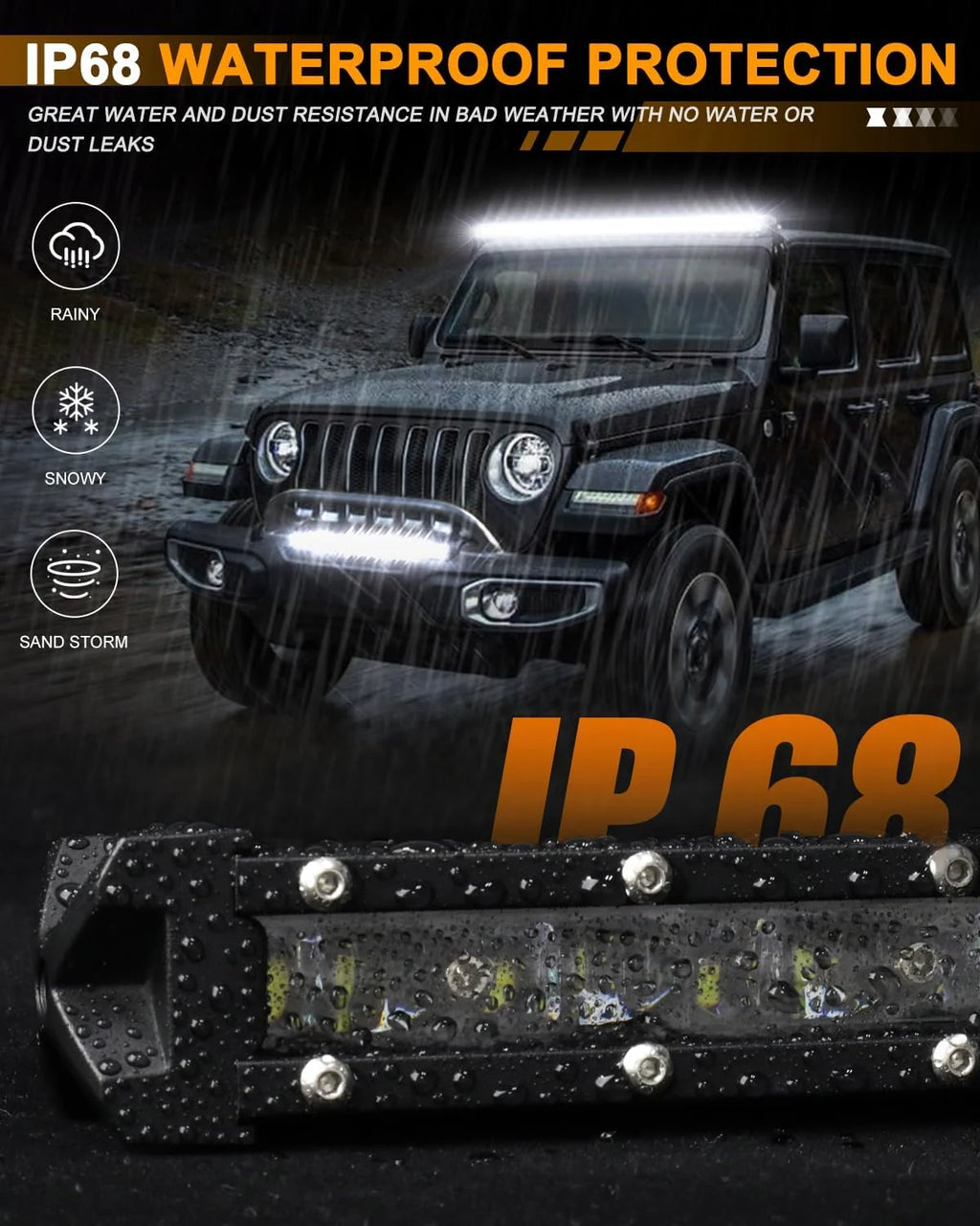 43 inch LED Light Bar 30000 LM Off Road Light Bar Q40637